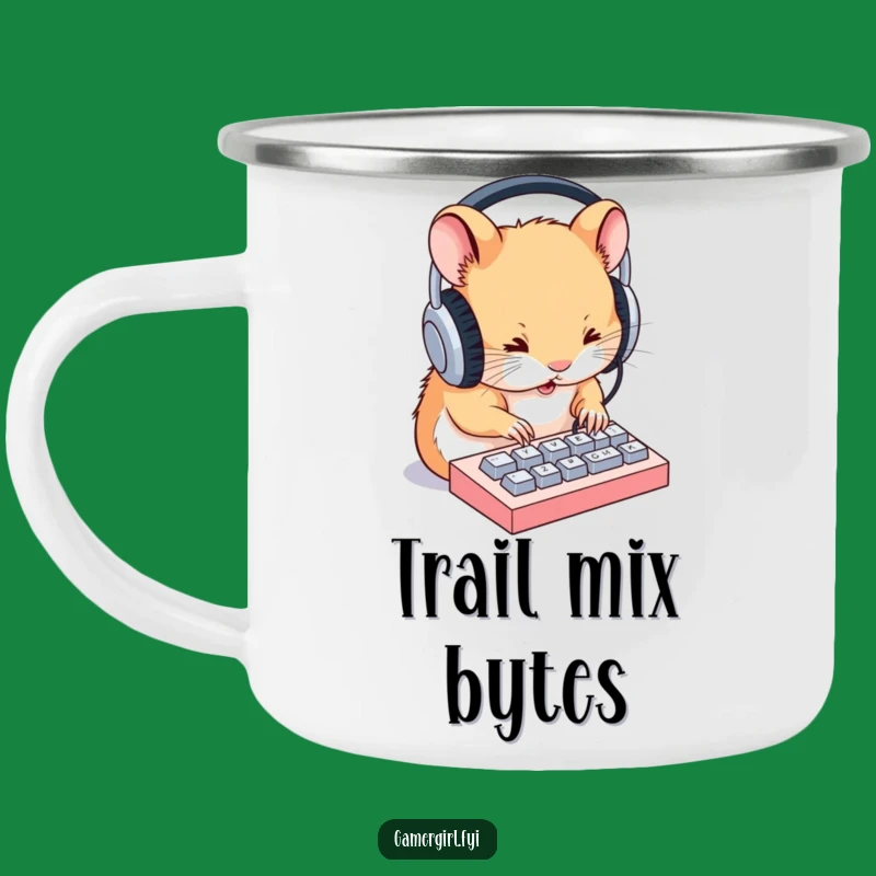 Funny Hamster Camping Mug: Hilarious Outdoor Companion for Cozy Campfires - Great Gift!