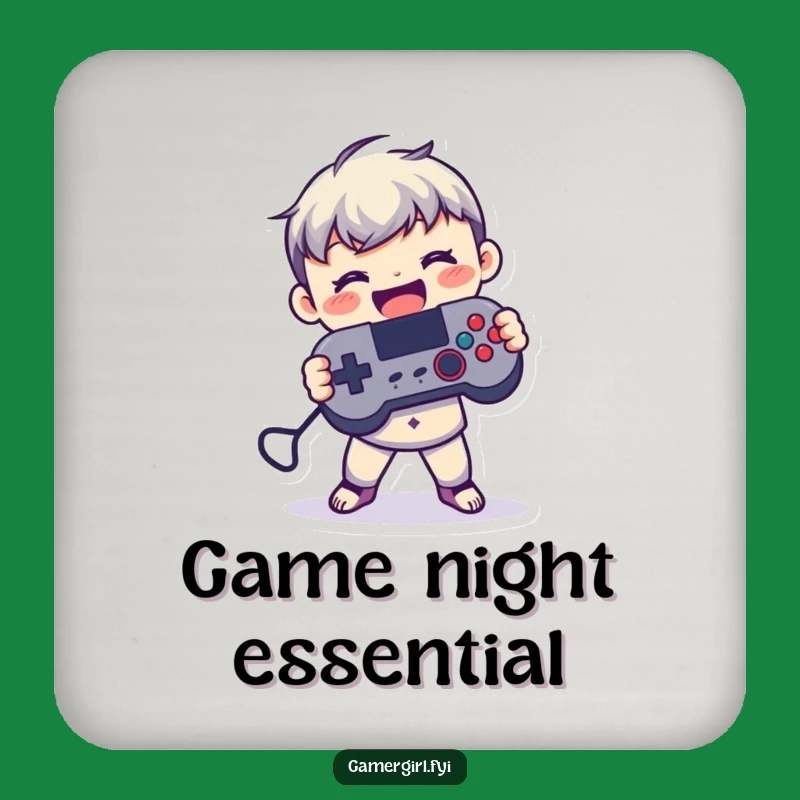 Funny 'Controller Zone' Drink Coaster - Figure Gaming Fun