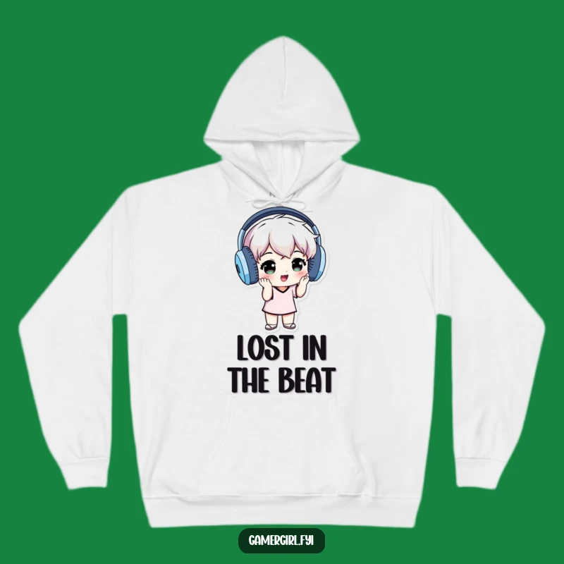 Cozy Funny Hoodie - Headphone Groover for Ultimate Comfort